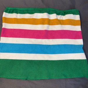 Multi-Colored Forever 21 Tube Top